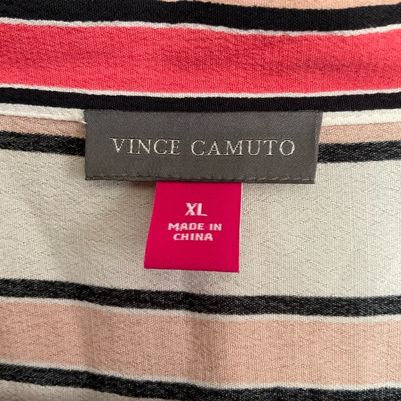 Vince Camuto Striped Lightweight Tunic Top - Picture 2 of 7